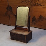 Японское антикварный туалетный столик с зеркалом
